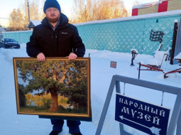 Легендарный вырицкий дуб запечатлён в гобелене фабрики «Узор»