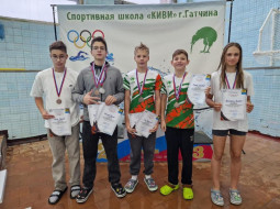 Соревнования по плаванию «Юность» в Гатчине