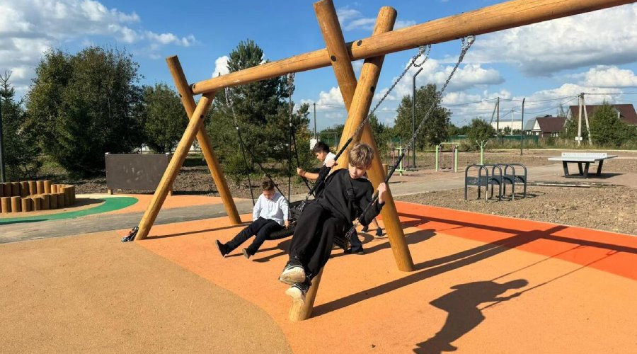 Обустройство парка под Кобрино